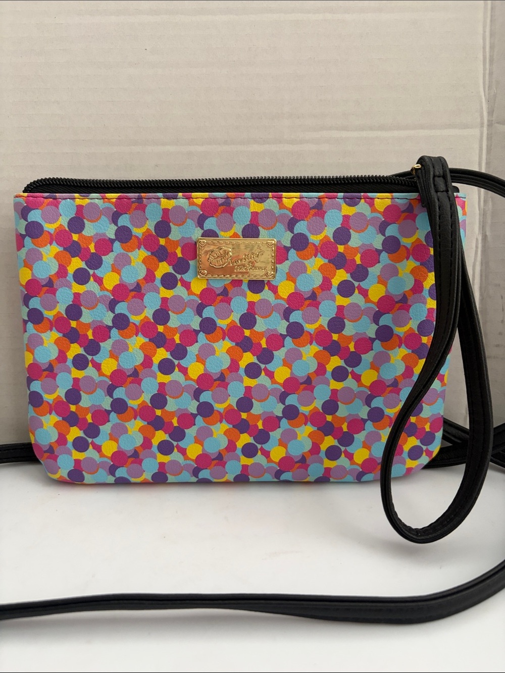 Betsey Johnson Confetti Dot Crossbody Bag - Multicolor